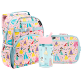 Pack Escolar Princesas - Mochila + Lonchera + Tomatodo