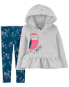 Conjunto 2 Piezas Camiseta y Leggings Búho Carters