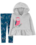 Conjunto 2 Piezas Camiseta y Leggings Búho Carters
