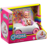 Muñeca Barbie Club Chelsea Auto Unicornio